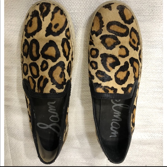 Sam Edelman Shoes - Sam Edelman Becker Leopard Slip-On Sneakers